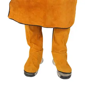 Кожевенный огнестойкий сварочный инструмент для кожи, безопасная обувь, огнестойкий теплостойкий абразивный огнестойкий инструмент для защиты ног, сварочный инструмент