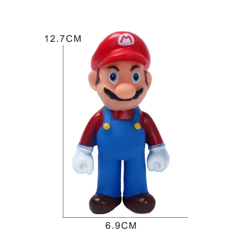 

Super Mario Toy Model Movable Doll Doll Toy Children's Game Character Doll Collection Hand-made Model Child Toy Birthday Gift