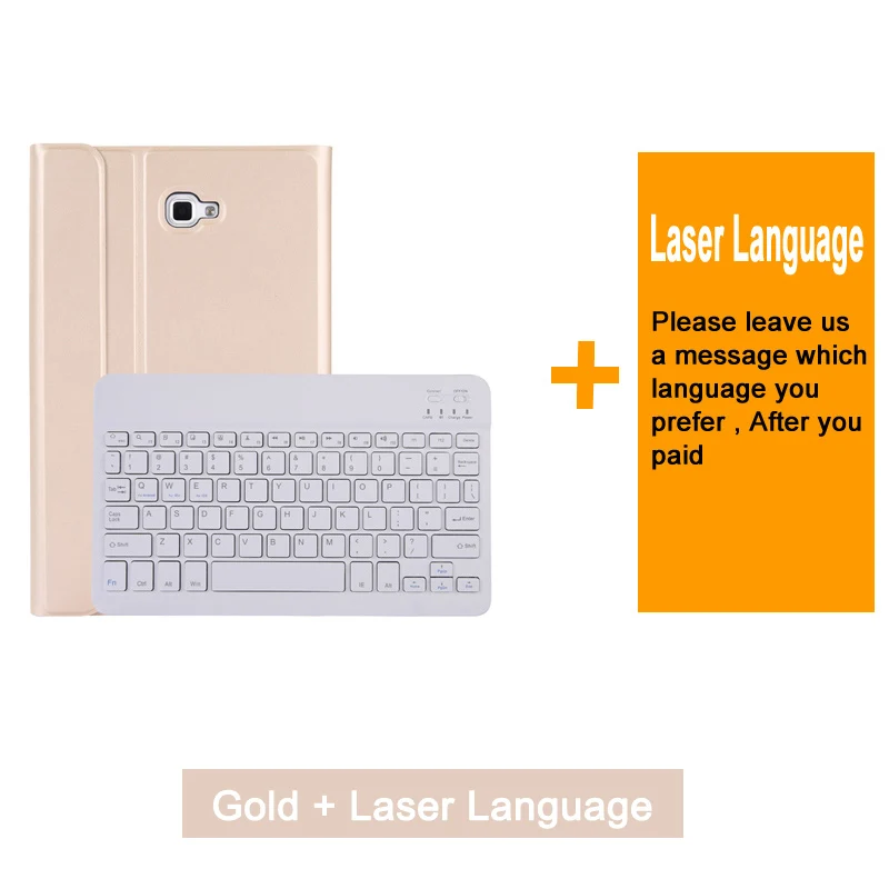 Bluetooth Keyboard Case For Samsung Galaxy Tab A 2016 10.1 T580 T585 Tablet Russian Arabic Hebrew Spanish French | Мобильные