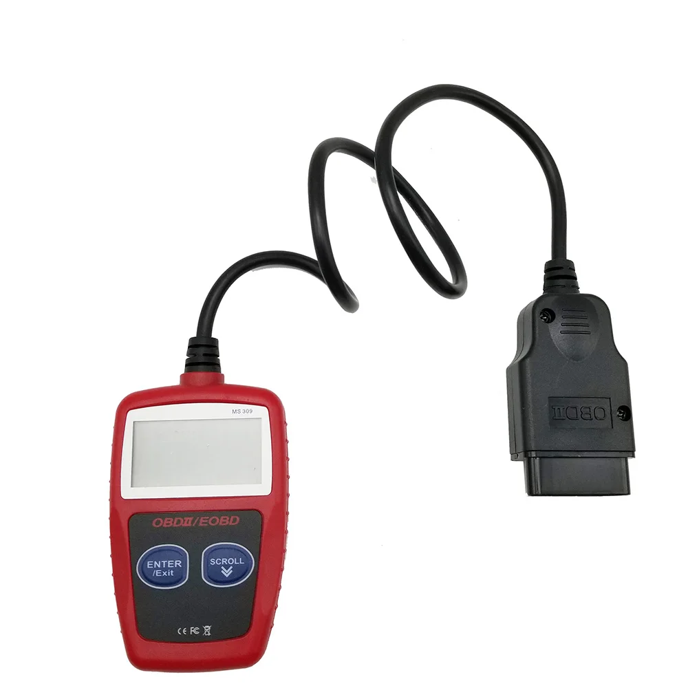 Одежда высшего качества Maxiscan MS309 читатель Кода OBDII MS 309 сканер штрих кода ms