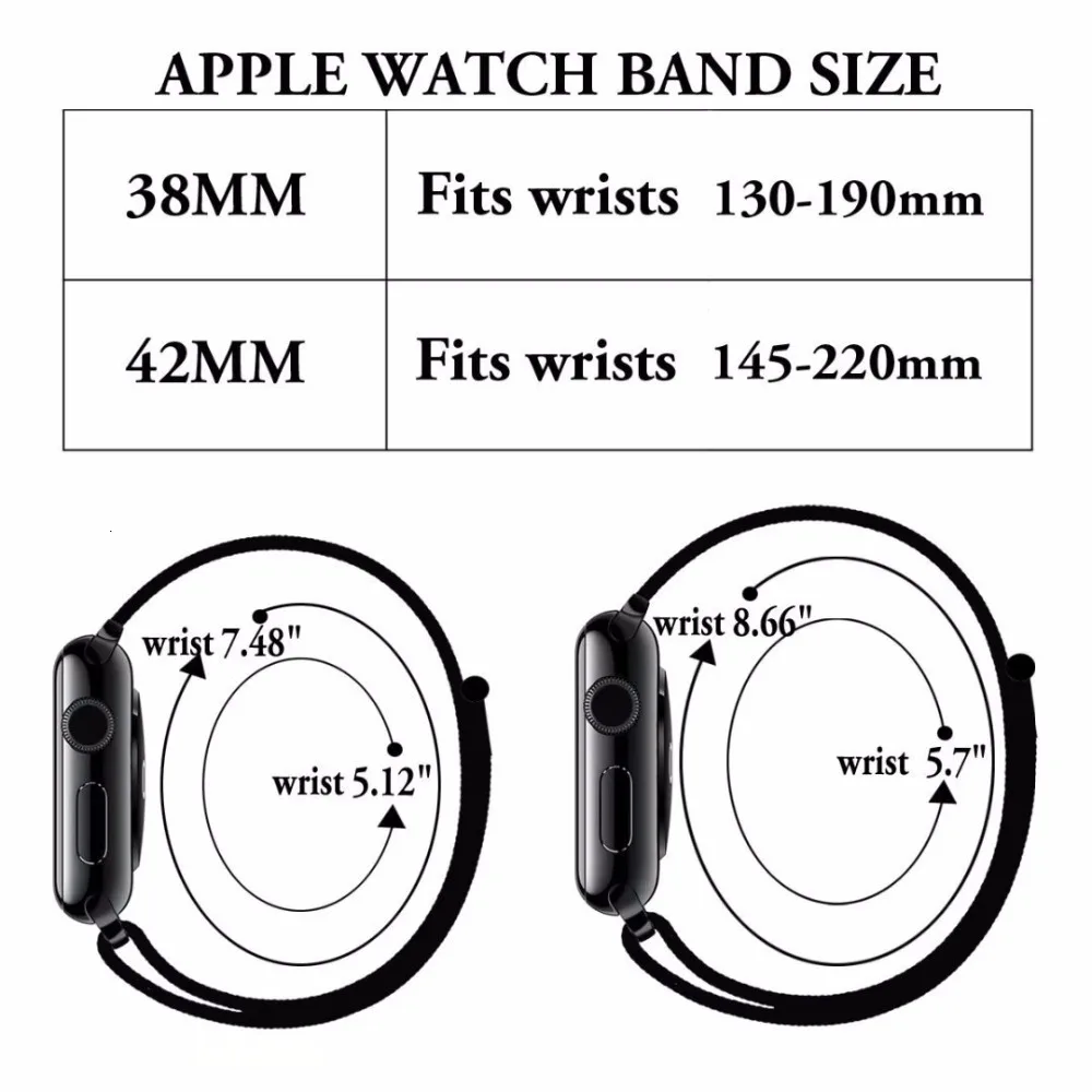 Спортивный тканый нейлоновый ремешок на липучке для apple watch, 44 мм, 40 мм, 38 мм, 42 мм, сменный ремешок на запястье iwatch series 5, 4, 3, 2, 1