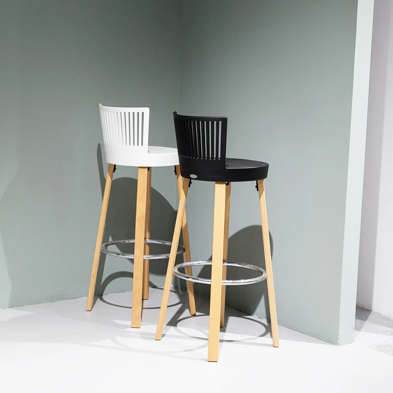 Скандинавский барный стул sgabello креативный стол из массива дерева дизайнерский