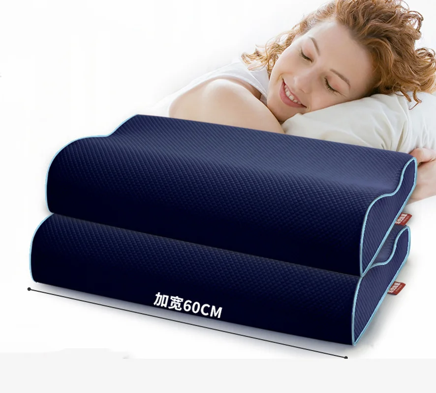 2PC 60x30x10cm Orthopedic Air Layer Fabric Memory Foam Sleeping Pillow Care Protection Cervical Relieve Pain | Дом и сад