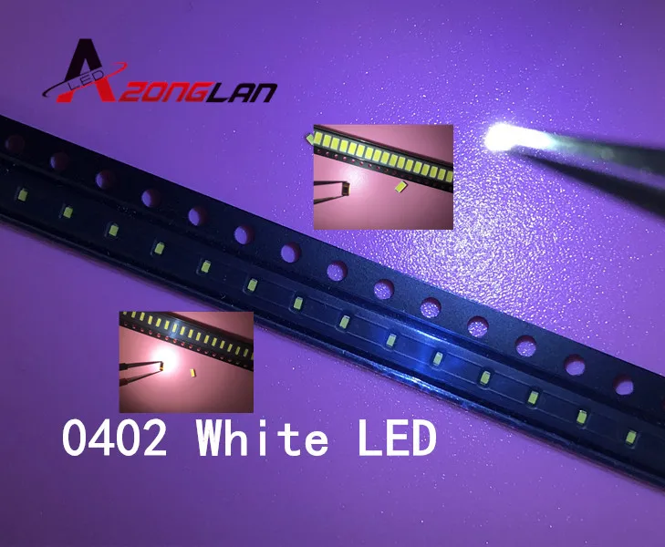 1000 шт. SMD 0402 0603 0805 2835 3528 1206 5050 5730 3014 Diodo белый/теплый белый светоизлучающий диод