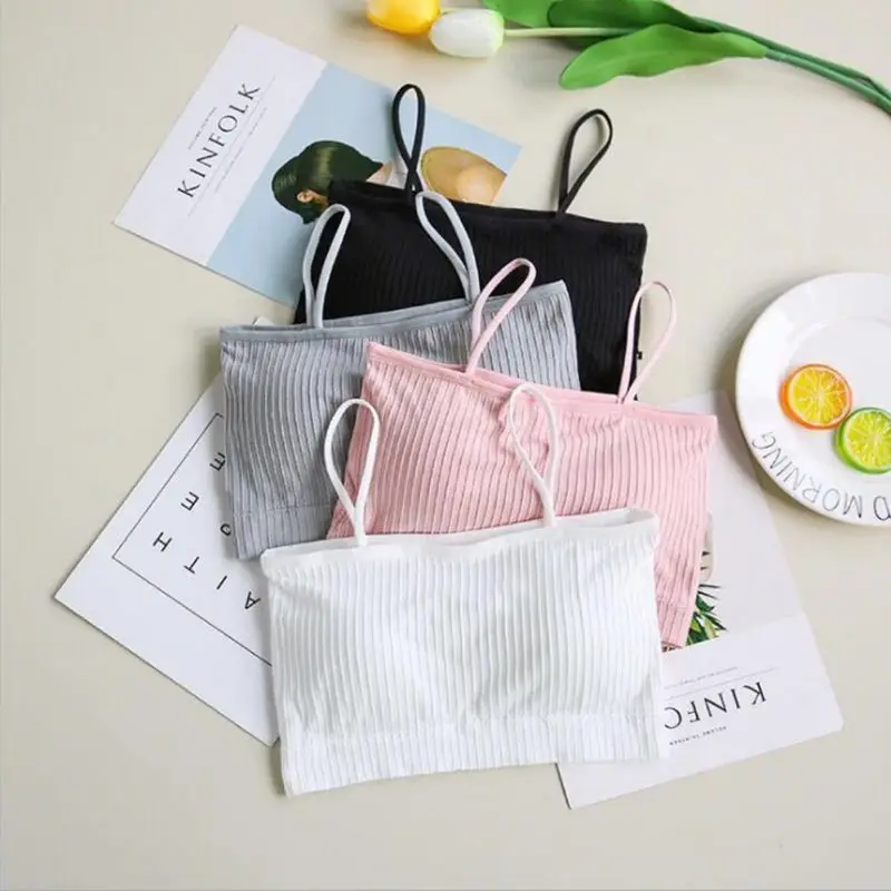 Для женщин бюстгальтер из хлопка бюстгальтеры обернутое вокруг груди Женский