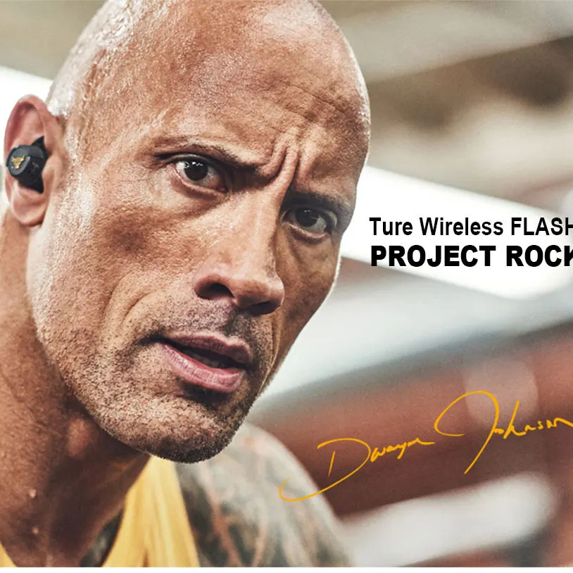 구매 100% 오리지널 JBL UNDER Armor Project Rock EDITION UA 진정한 무선 플래시 이어 버드 스포츠 이어 버드 방수 이어폰 핸즈프리