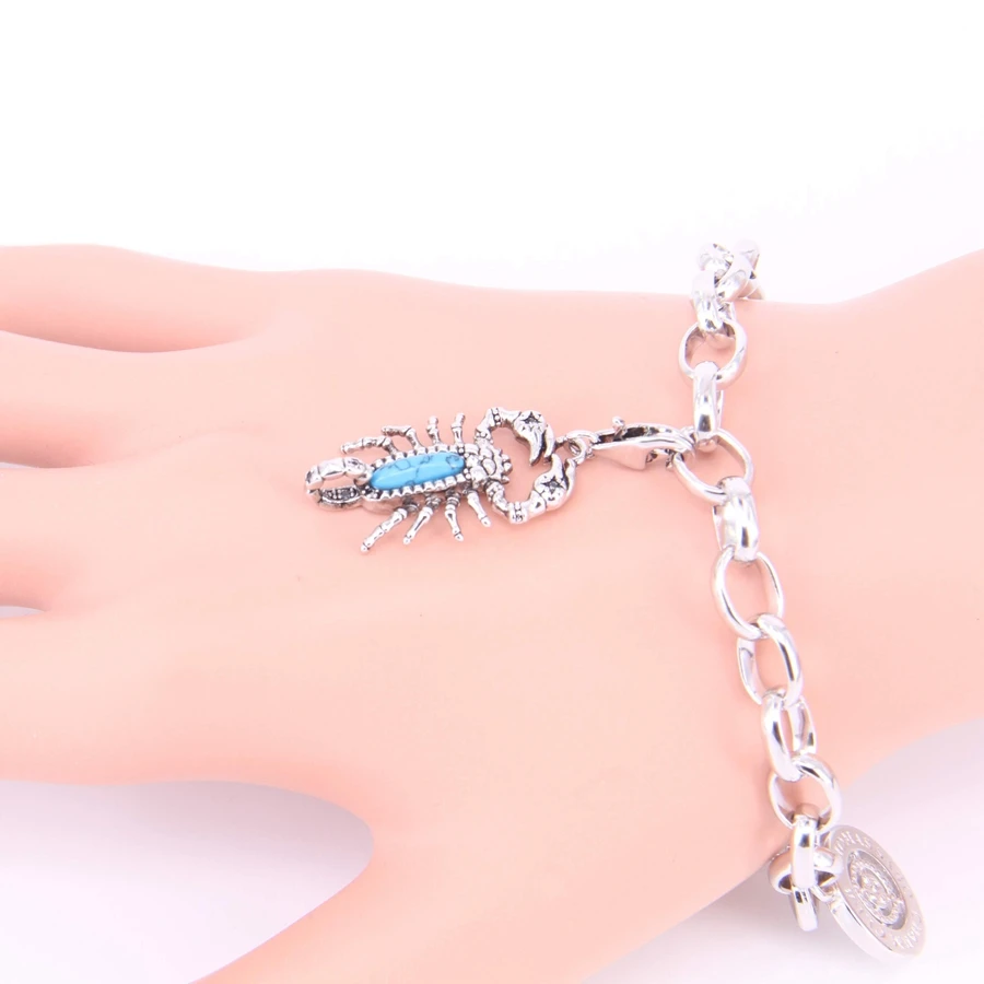 Подвеска браслет Hemiston в стиле Томаса с цирконом подвески виде скорпиона