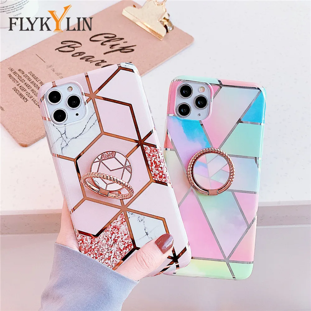 Ретро Цветочный банановый лист Стенд чехол для телефона iPhone 11 Pro Max XR XS X 7 8 6S Plus