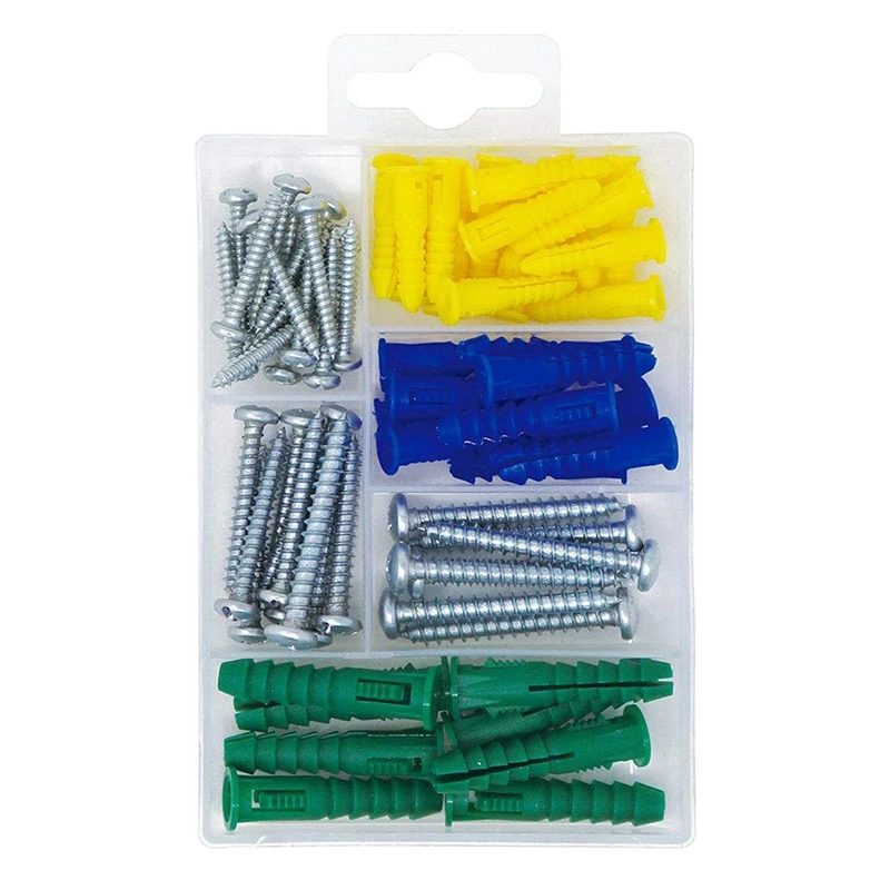 

Expansion Screw Set, Self-Drilling Dry Wall Rib with Phillips Pan Head, Self-Tapping Screw Sorting Kit, 66 Pieces