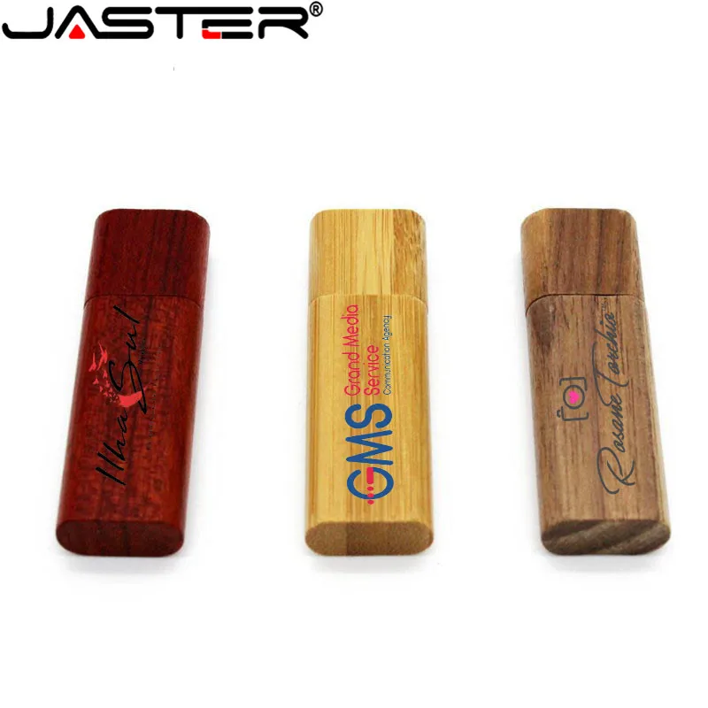 Фото JASTER usb палка оптовая цена деревянный 8 ГБ флеш-диск 2 0 диск ручка индивидуальный