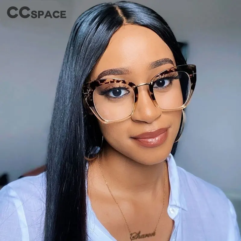 Оправы для очков Lady Oversized Glasses Frames For Women Бренд Дизайнер оптических очков модные Ривет T Кот глаза аксессуары.