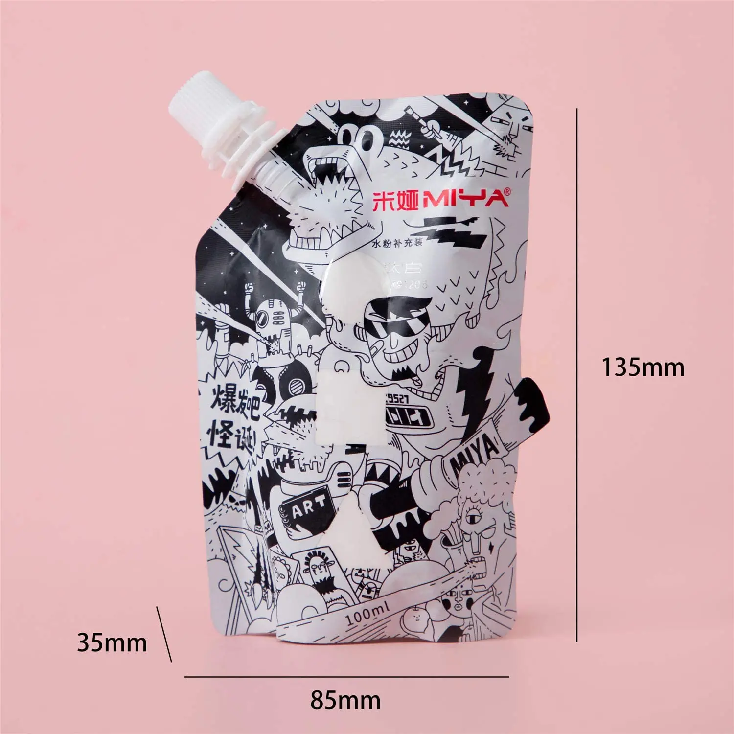 Акварельная краска для гуаши MIYA HIMI (100 мл/уп.) CC Bag Design Paint s портативная художника