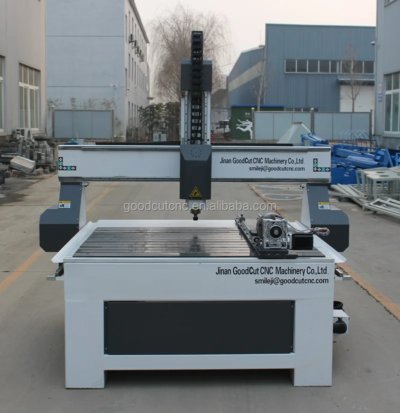 

1212 4 axis cnc router price with rotary device on the table