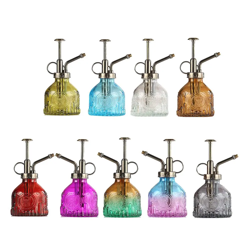 

Retro Relief Spray Pot Garden Watering Pot Delicate Glass Water Sprayer Tools Creative Garden Sprinkler