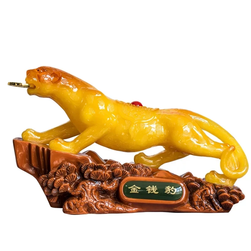 

Money Leopard Ornaments, Receiving and Decorating Shop, Bar Cashier Ornaments Company, Office Hotel Opening Gifts