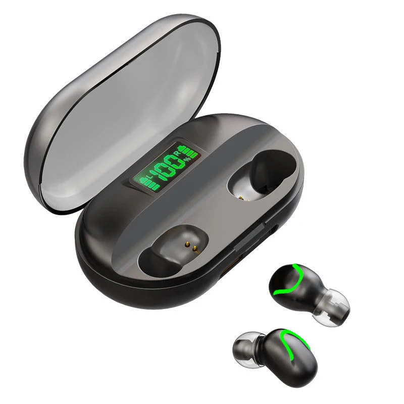 Bluetooth 5 0 TWS беспроводные наушники Hifi стерео спортивные со светодиодным дисплеем