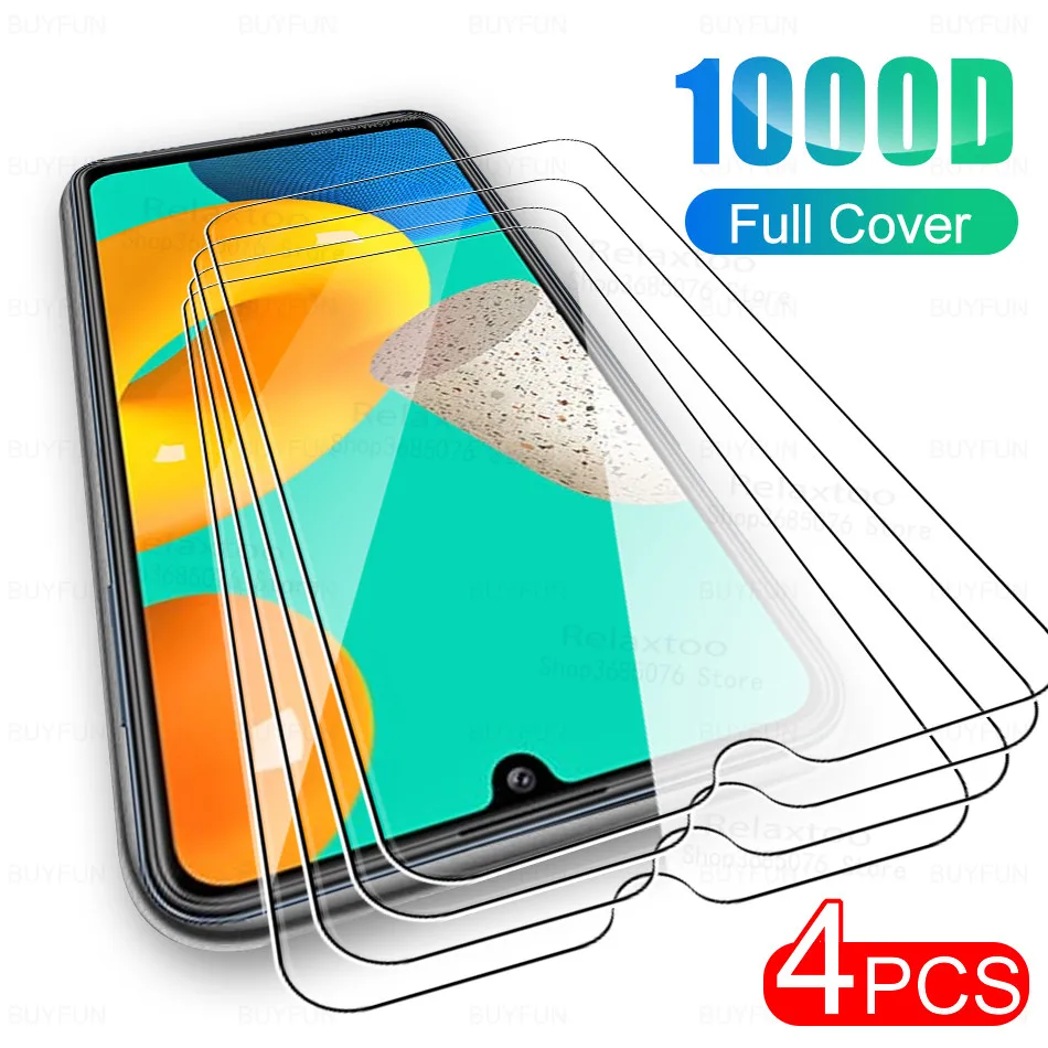 

Защитное стекло, закаленное стекло для Samsung Galaxy M32, 4 шт.