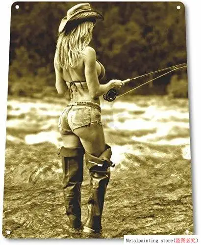 4 полярный медведь открытый нахлыстом пинап девушка сексуальный ковбойский