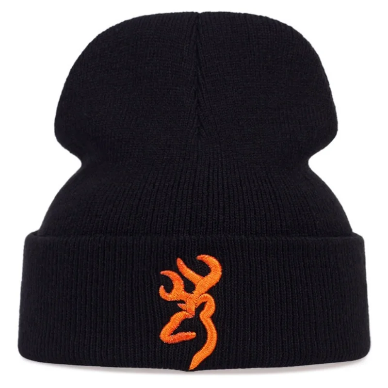 

Men's Cap Embroidery Skullies Beanies Autumn Winter Hat For Women Warm Soft Knit Hat Streetwear Kpop Hat Bonnets For Women Bone