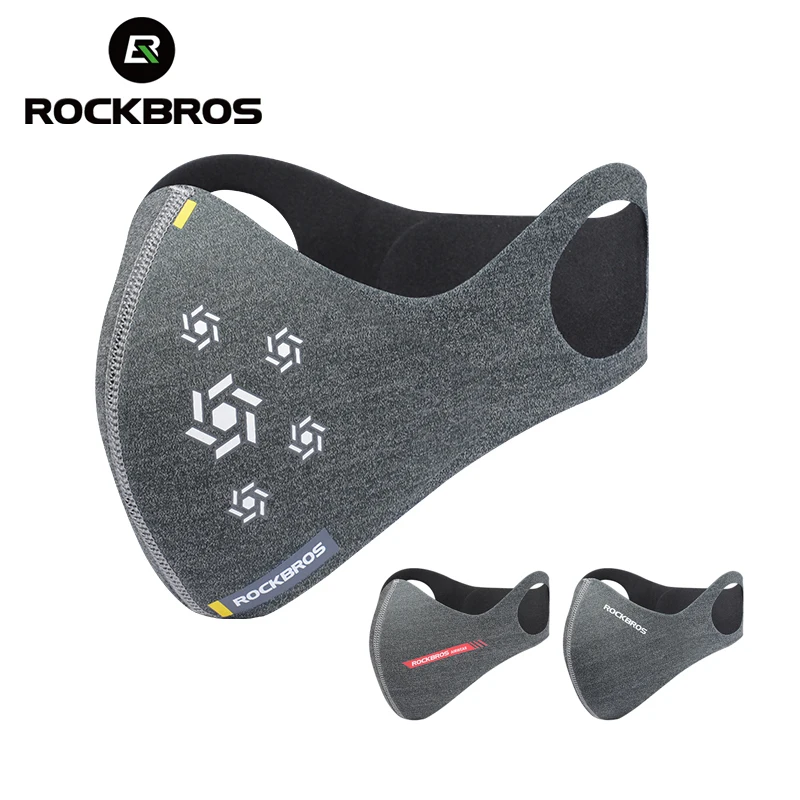 ROCKBROS Анти-пыль велосипедная маска для лица чехол для бега велосипеда дышащая защита рот Муфельная Лыжная маска 5 фильтр