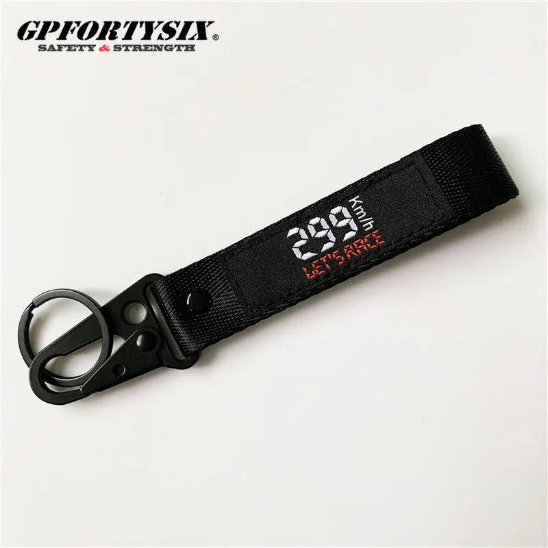 Брелоки в виде мотоцикла нейлоновые короткие ремень с металлической пряжкой 299