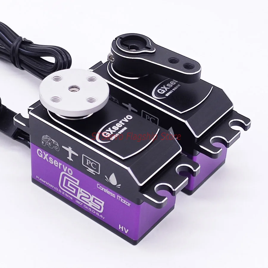 Высокоскоростные стальные шестерни GXServo G25 25 кг 7 4 В водонепроницаемые без