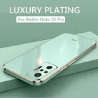 Чехол-накладка для Xiaomi Redmi Note 10 Pro, 10S, 4G, 5G, Note 10 Pro Max, силикон, ТПУ, противоударный