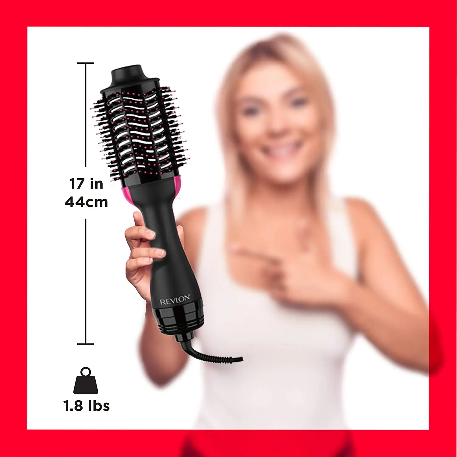 

One-step hair dryer and expander, blowing and volumizing