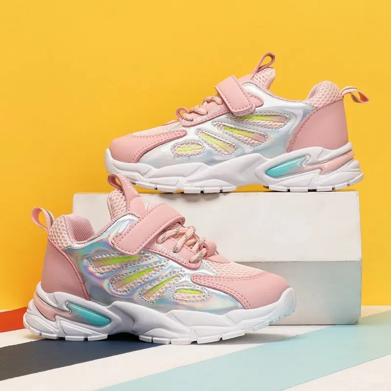 EOSNYX New Spring Children Shoes for Girls Fashion Breathable Baby Soft Bottom Non-slip Casual Kids Girl Sneakers | Детская одежда и
