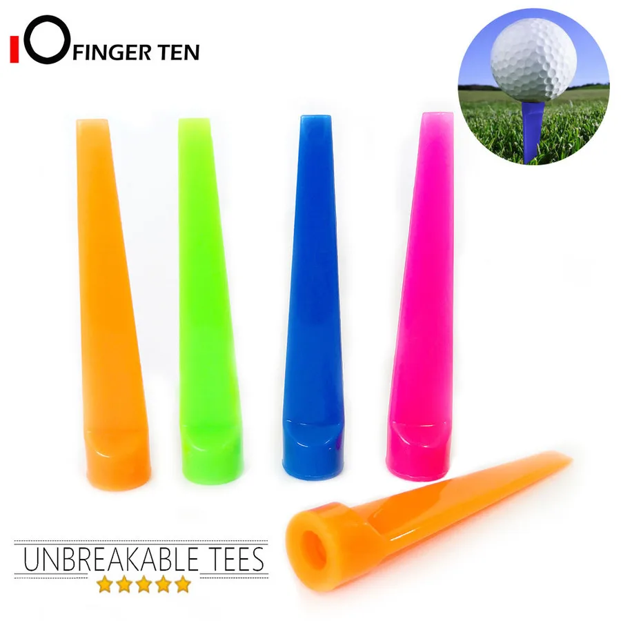 Wedge Tees 70mm  2 3/4" Flat Plastic Tee Unbreakable Mixed C