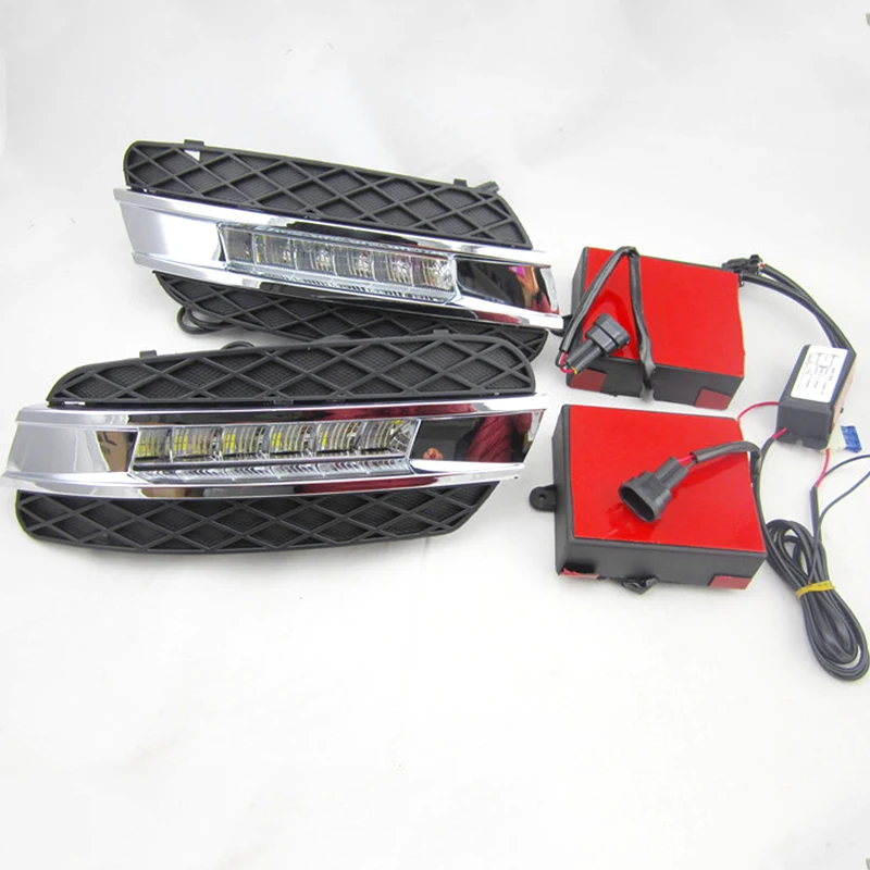 Тюнинг автомобилей для Mercedes Benz W164 ML300 ML320 ML350 2008 - 2009 светодиодный DRL Дневной
