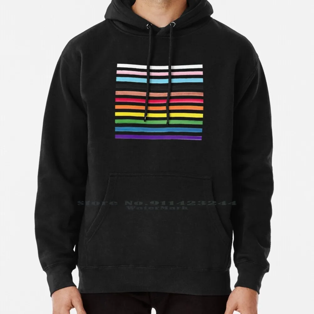 

Толстовка с капюшоном, в полоску, 6xl
