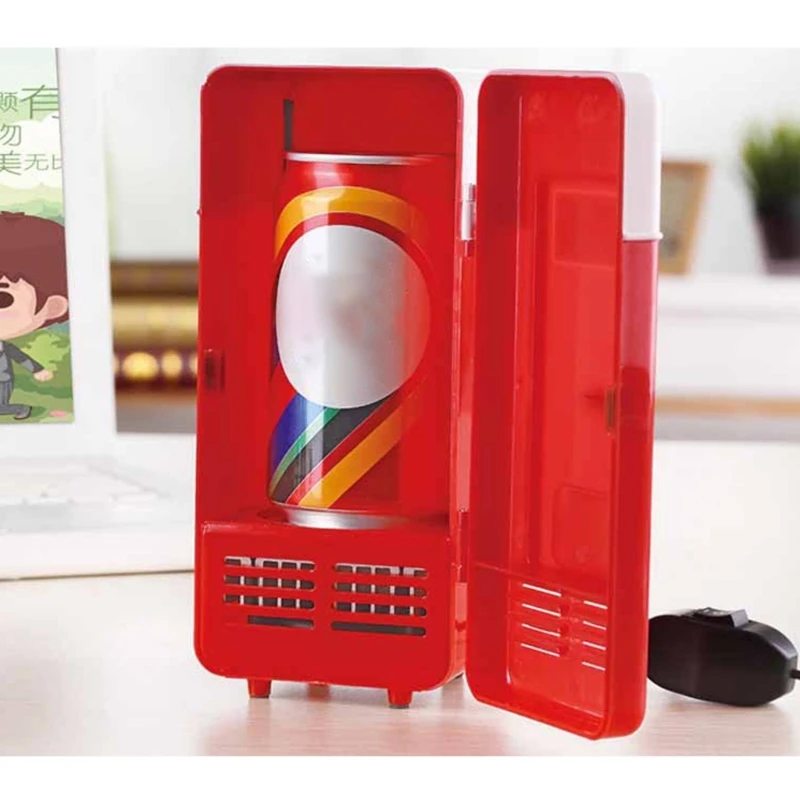

Portable Mini 780ml Fridge USB Powered Car Drink Cooler Home Desktop Boat Travel Cosmetic Fridge Multipurpose Appliances