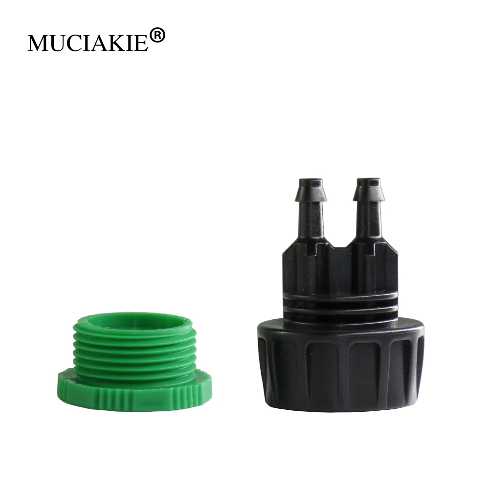MUCIAKIE 4 шт. садовый кран 1/2 дюйма 3/4 внутренняя резьба на 1/4 Соединитель с двумя