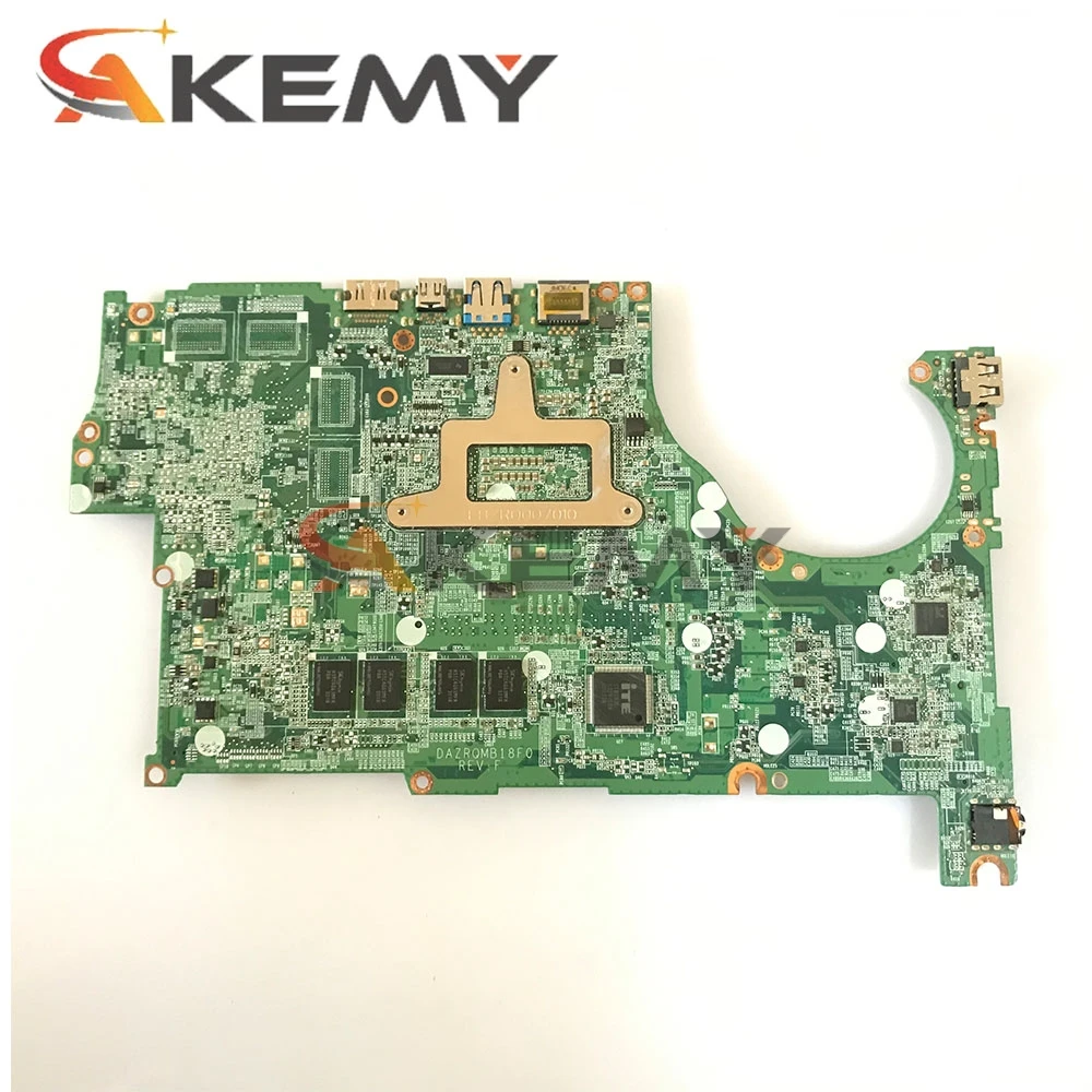 

Akemy laptop Motherboard For ACER Aspire V5-473 i7-4500U Mainboard DAZRQMB18F0 SR16Z DDR3