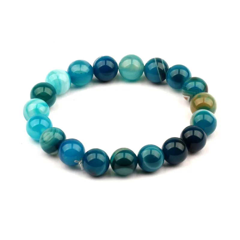 Мода натуральный камень любовь голубой жемчуг мечта полоса Ретро стиль шарм