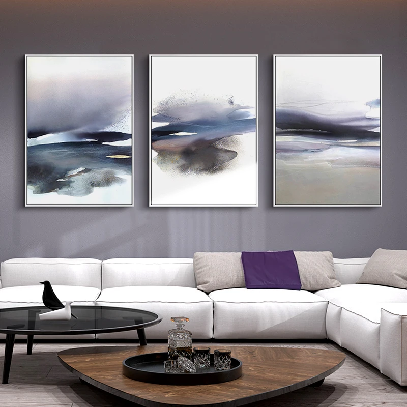 

Morden Abstract Poster and Print Canvas Painting Living Room Bedroom Decorative Painting Wall Art Restaurant Large Unframed