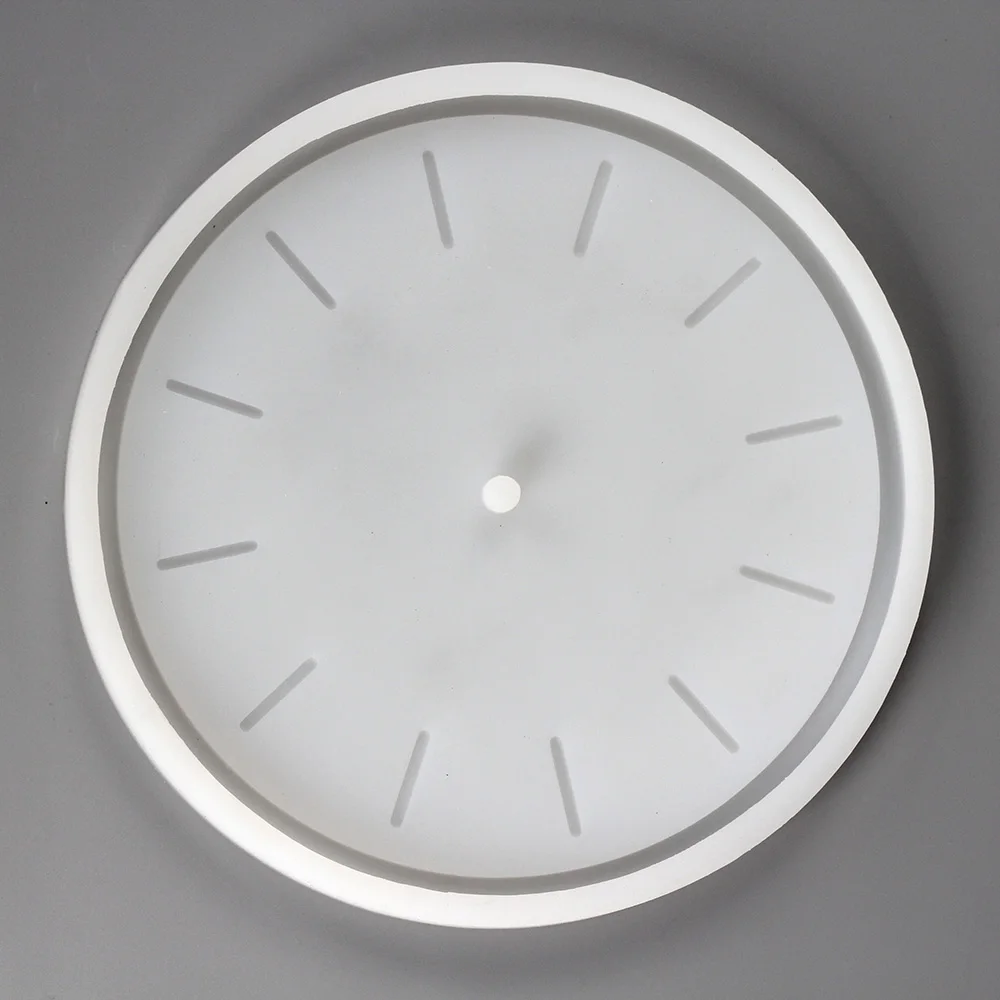 Nicole Concrete Silicone Clock Mold Handmade Round Home Wall Decoration Tool | Дом и сад