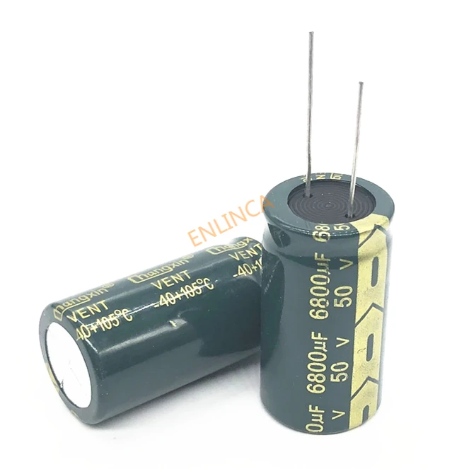 

1pcs 10pcs 50V 6800UF 22*40 aluminum electrolytic capacitor 6800uf 50V 20%