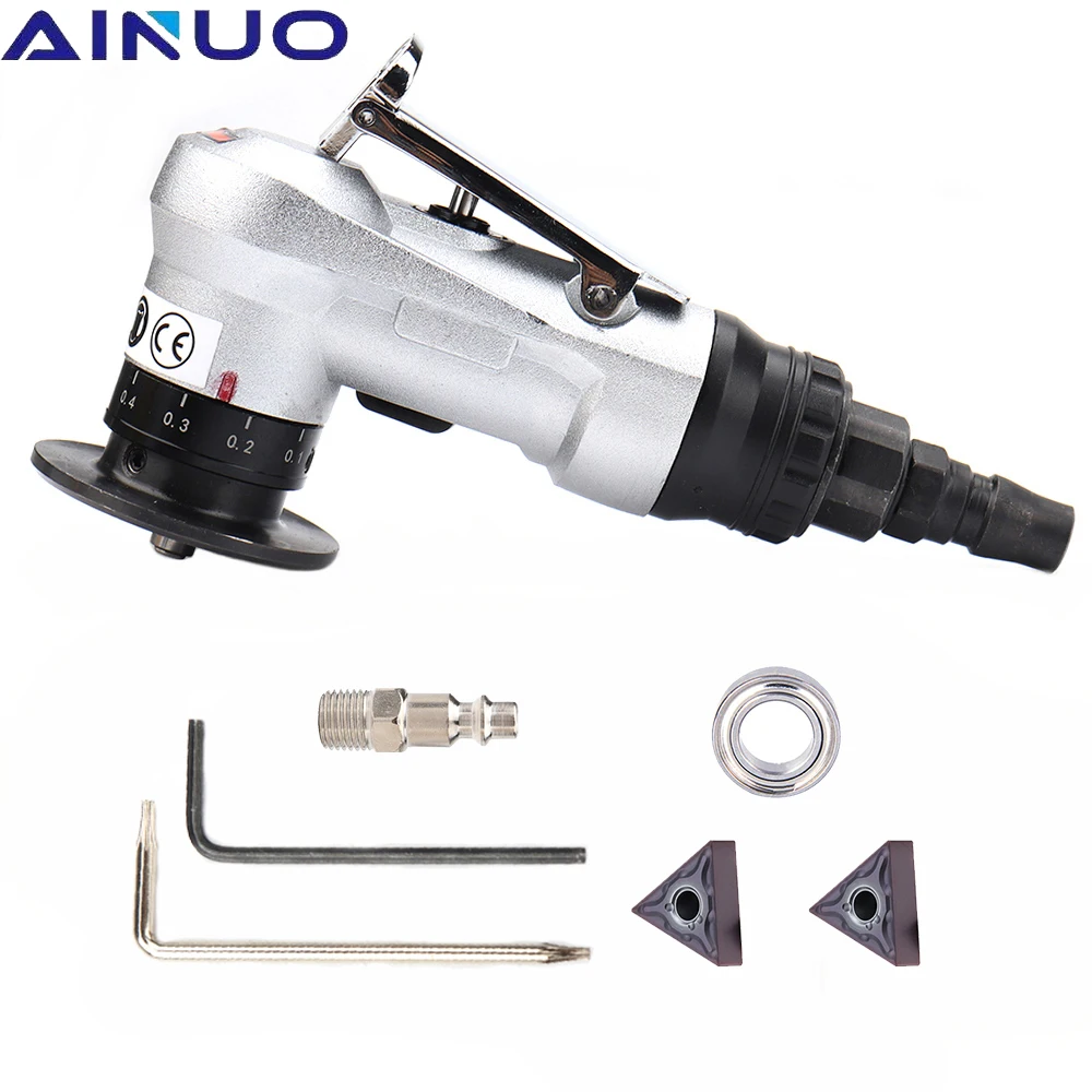 

Mini Pneumatic Chamfering Machine Set Deburring Portable Hand Held Metal Trimming 30000RPM Adjustable Depth