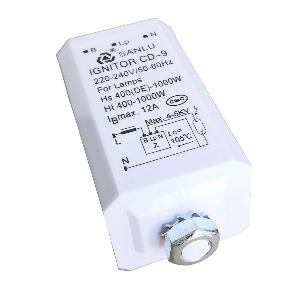 Sanlu CD 9 Ignitor электронные триггеры для сценических огней Hs 400(DE) 1000 Вт HQI HPS/MH 220 240 В/50 60