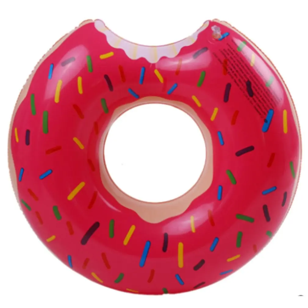 

2021 New Swimming safety Inflatable Donut Swimming Ring Giant Pool Float Toy Circle Beach Sea Party Mattress Water Adult Kid