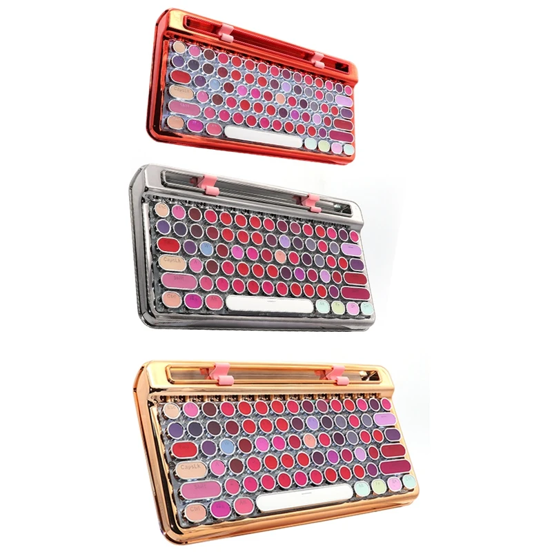 

76-Key Bluetooth Wireless Wired Dual-Mode Mechanical Keyboard Punk Keyboard Rechargeable Mechanical Keyboard