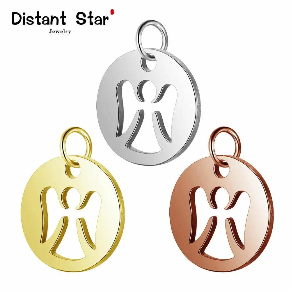 Круглый Шарм-соединитель для браслета из нержавеющей стали | Украшения и