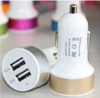 Автомобильное зарядное устройство для смартфона 2 порта 12 24 В USB 1 А|Зажигалка| |