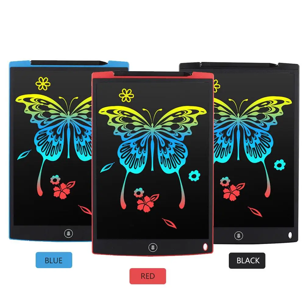 

LCD Writing Tablet Mini Ultra Thin Color Font 12 Inch Kids Drafting Handwriting Pads Student Drawing Graphics Board