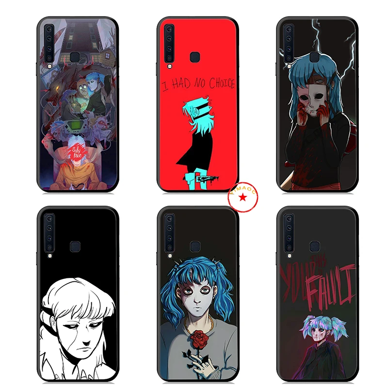 Sally Face Game Cute Blue Soft Silicone Case for Samsung Galaxy A50 A70 A60 A40 A30 A20 A10 M10 M20 M30 M40 Cover |