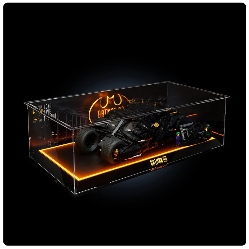 

3mm Building Block Acrylic Display Box Show Case for 76139 Bat Chariot (Not Including Block Kit)