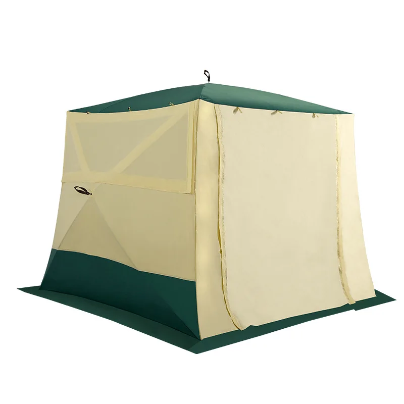 

Hexagon Four Corners Automatic Tents Outdoor Camping Thickened Windproof Sun Protection Large Beach Hunting Tienda De Campaa