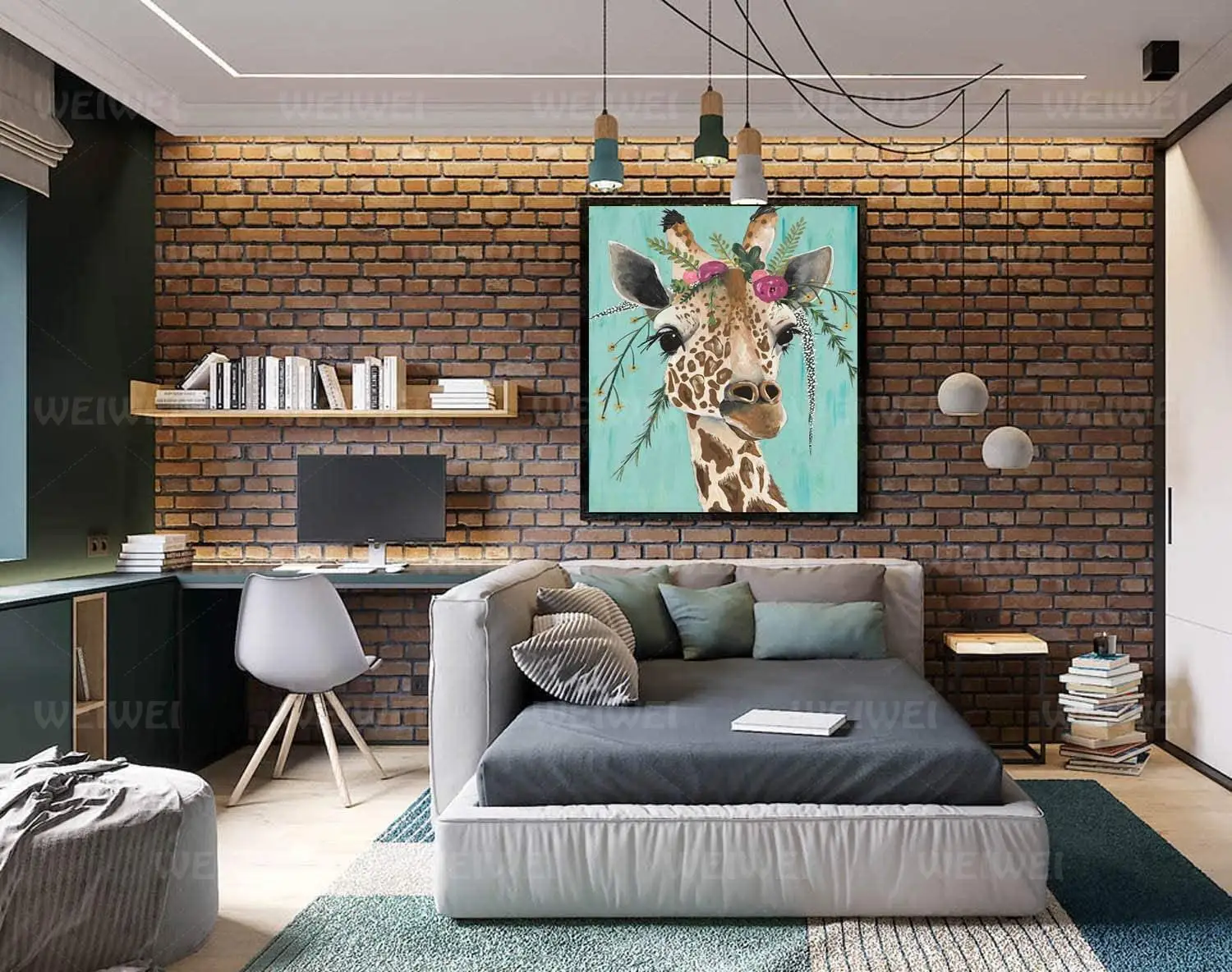 Набор для алмазной вышивки Жираф алмазная 5D Вышивка крестиком взрослых стразы с